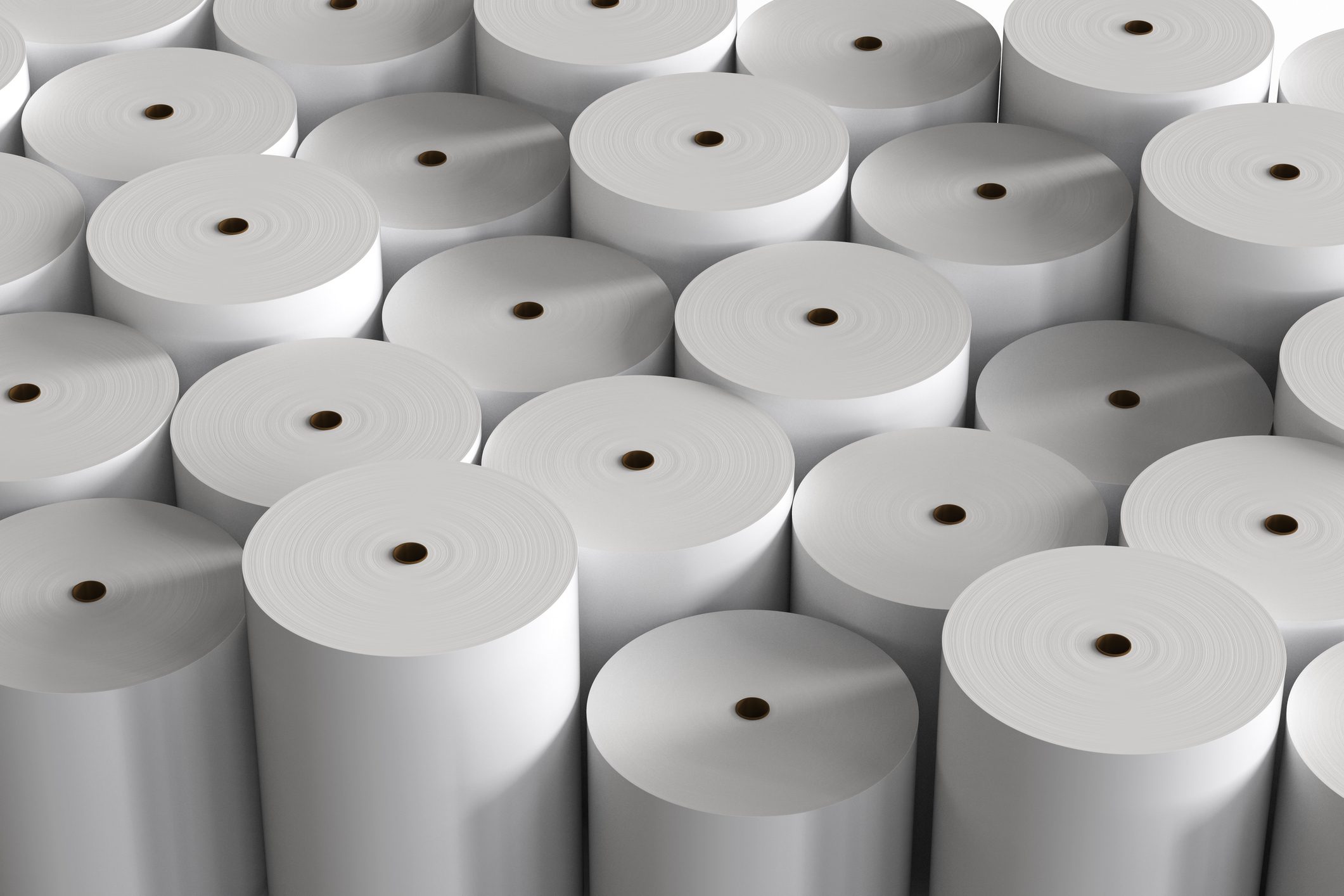 white paper rolls